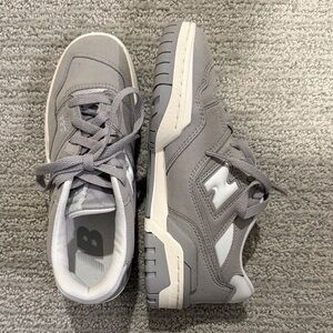 New Balance 550 Grey and White Sneakers